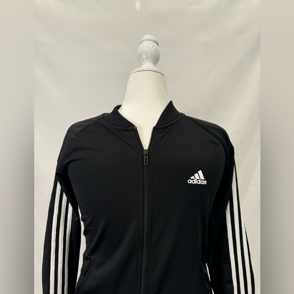 Adidas Black Track Zip-Up Jacket - Picture 5 of 9